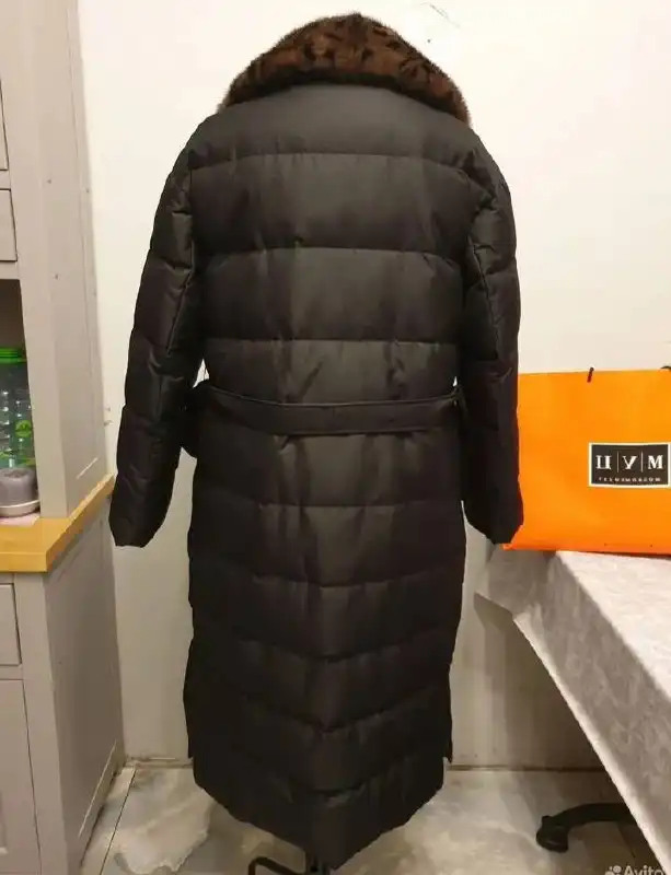 Продажа пухового пальто и шуб из натурального меха