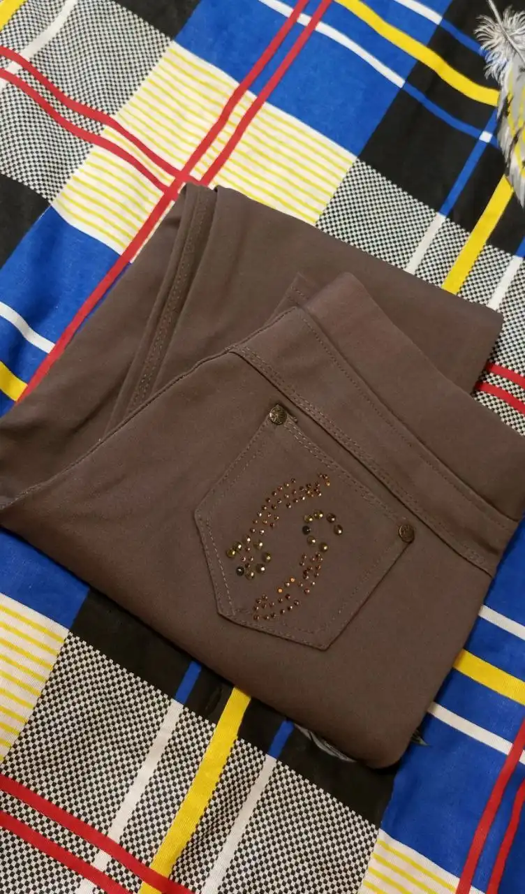 Новые плотные коричневые брюки-лосины размер 146-152 см