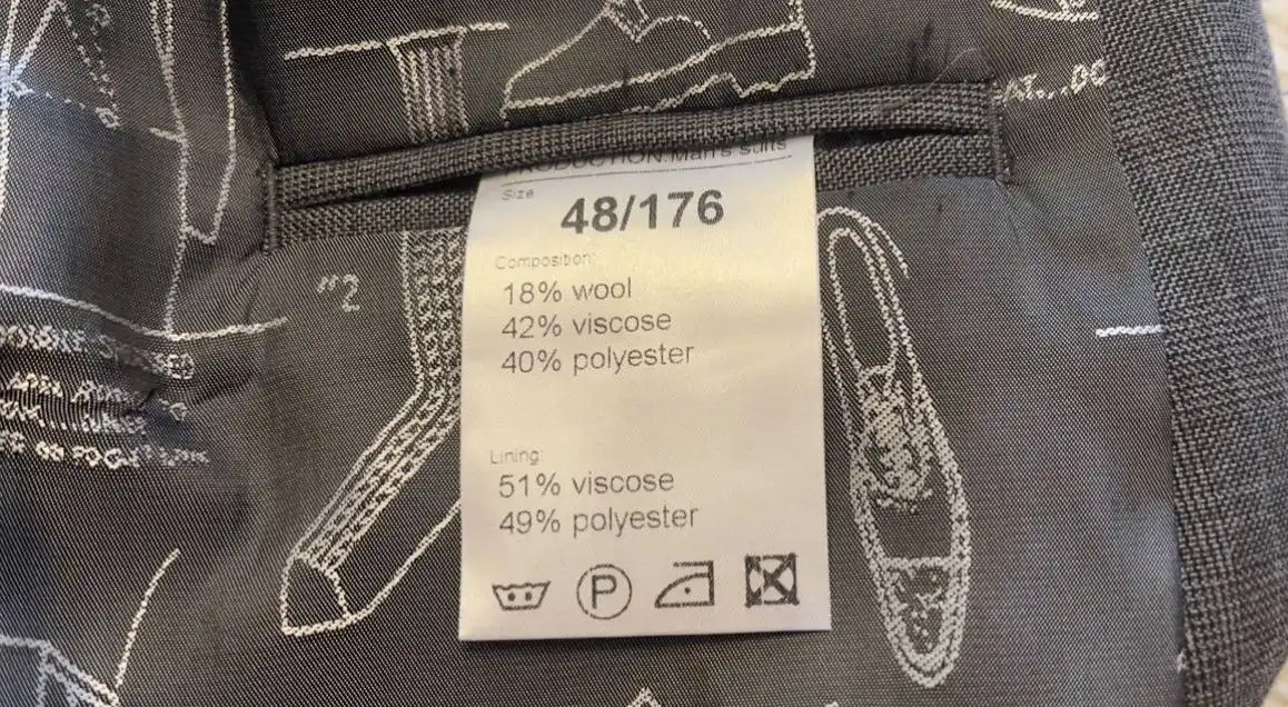 Мужской костюм Stenser серый размер 48