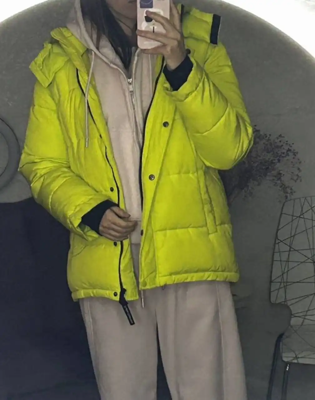 Продам пуховик теплый размер М