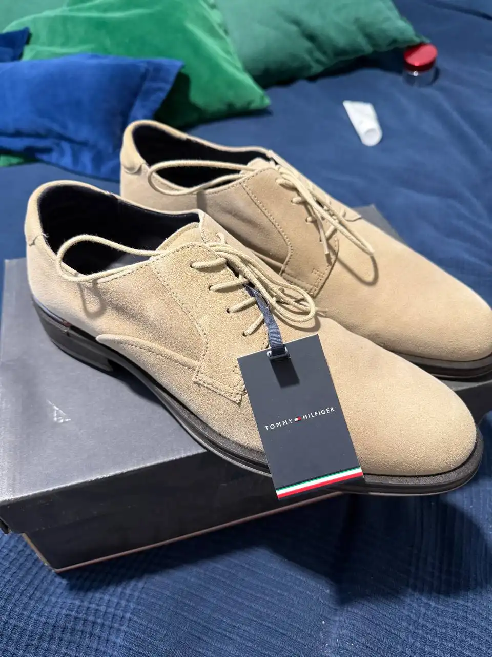 Туфли/ботинки Tommy Hilfiger, 100% замша, новые, размер 10US