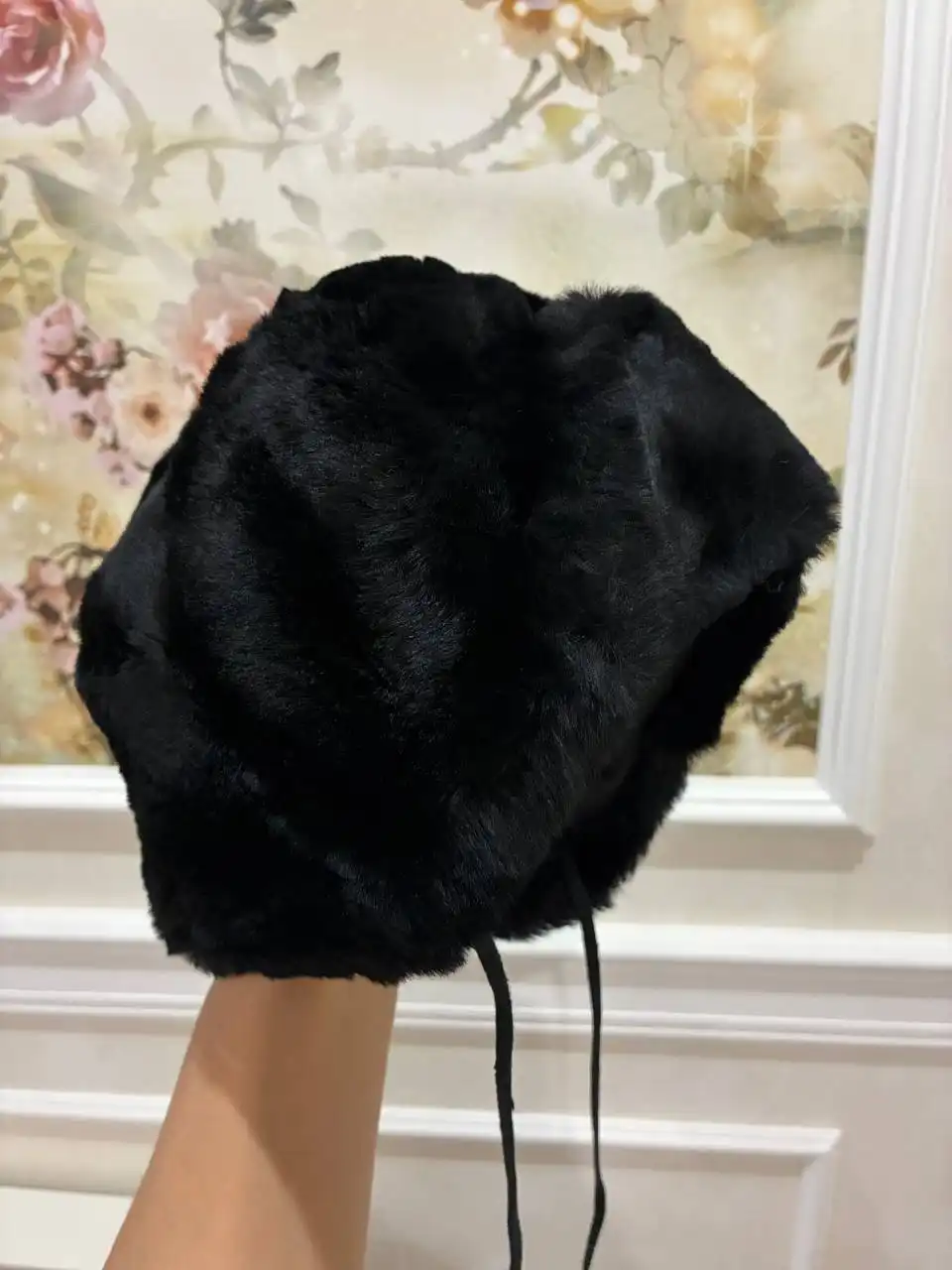 Детская мутоновая шапка для возраста 3-6 лет