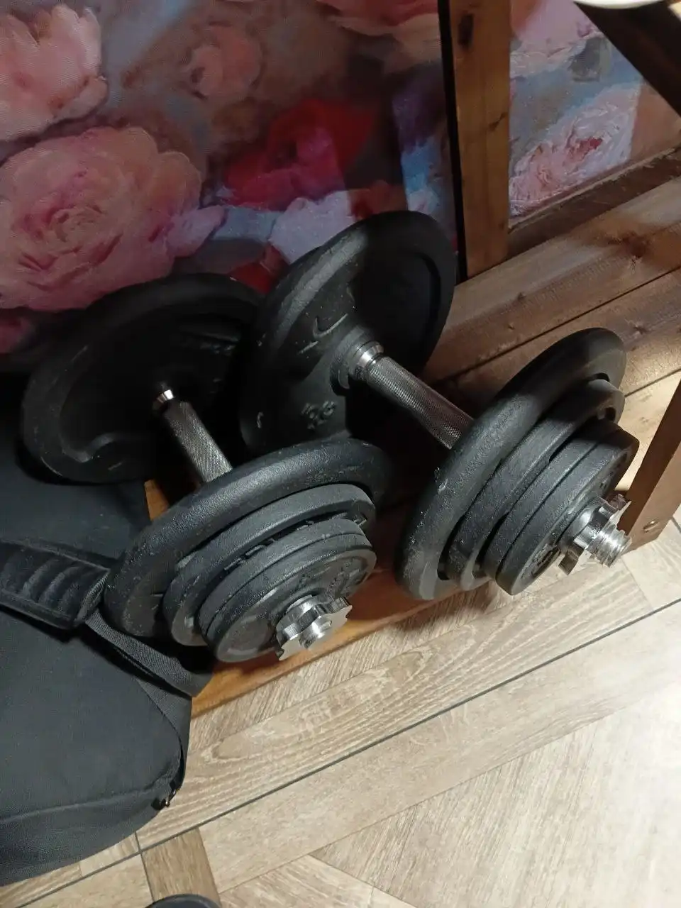 Гантели разборные с комплектом блинов