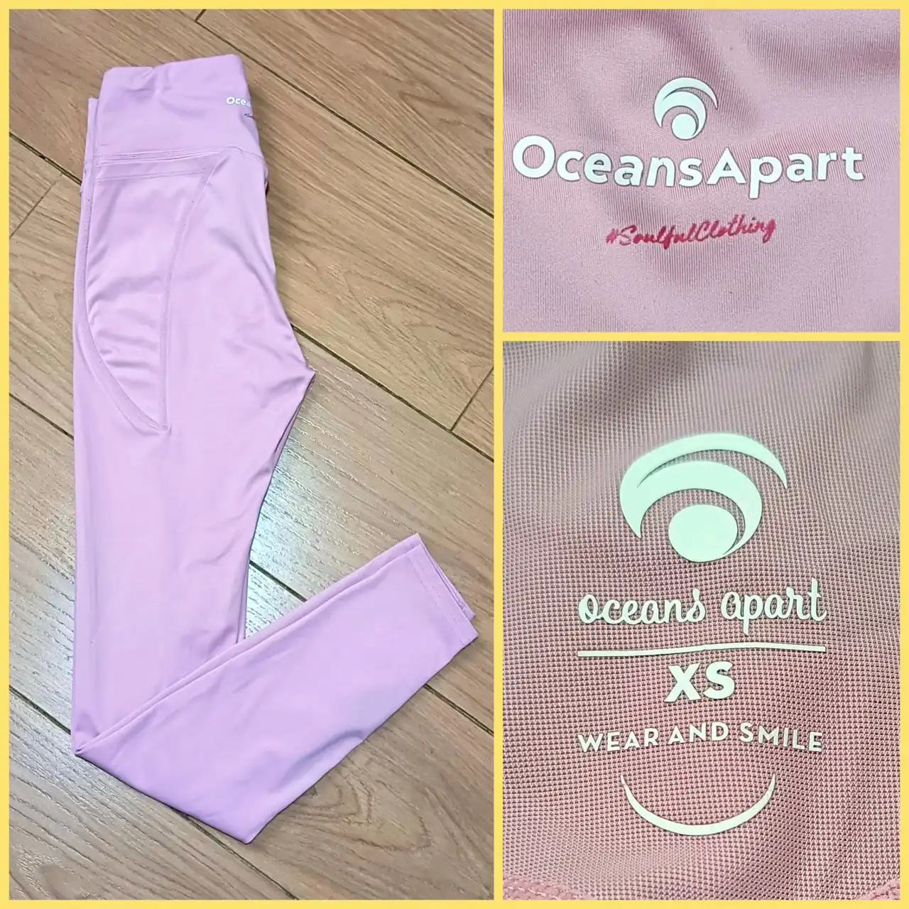 Леггинсы размер XS фирменные цвет пыльная роза