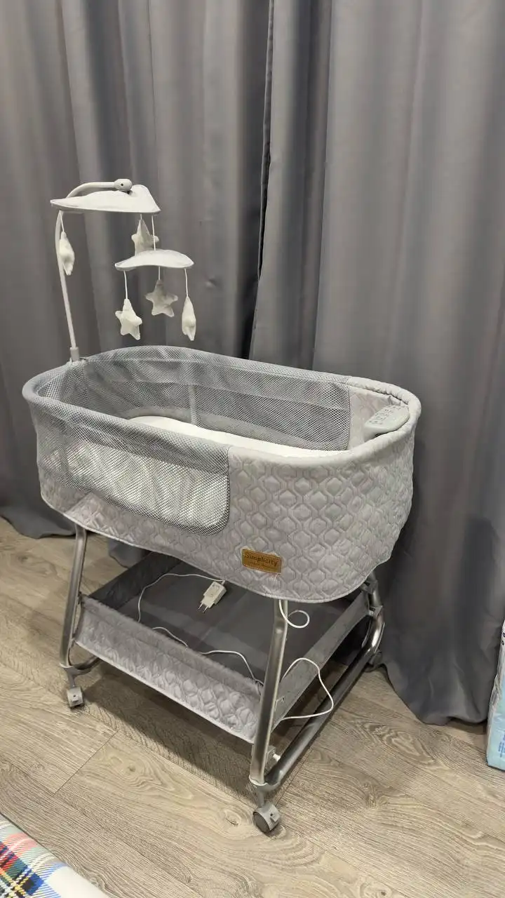 Продам электроколыбель с ночником и управлением через Алису