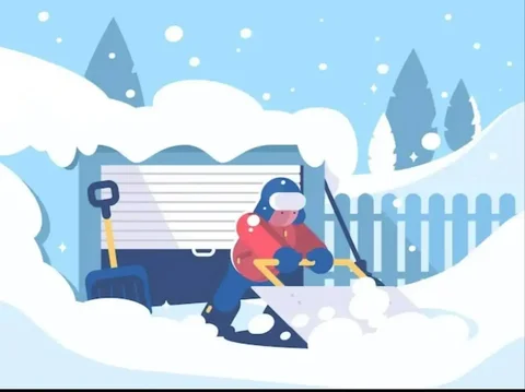 Уборка территории от снега и выкапывание машины - Услуги в Красногорск