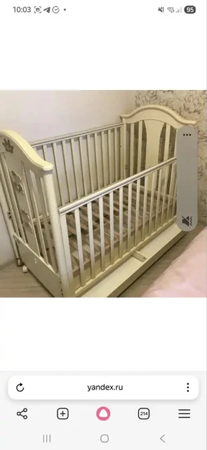 Детская кроватка Pali с матрасом - частное объявление в Красногорск