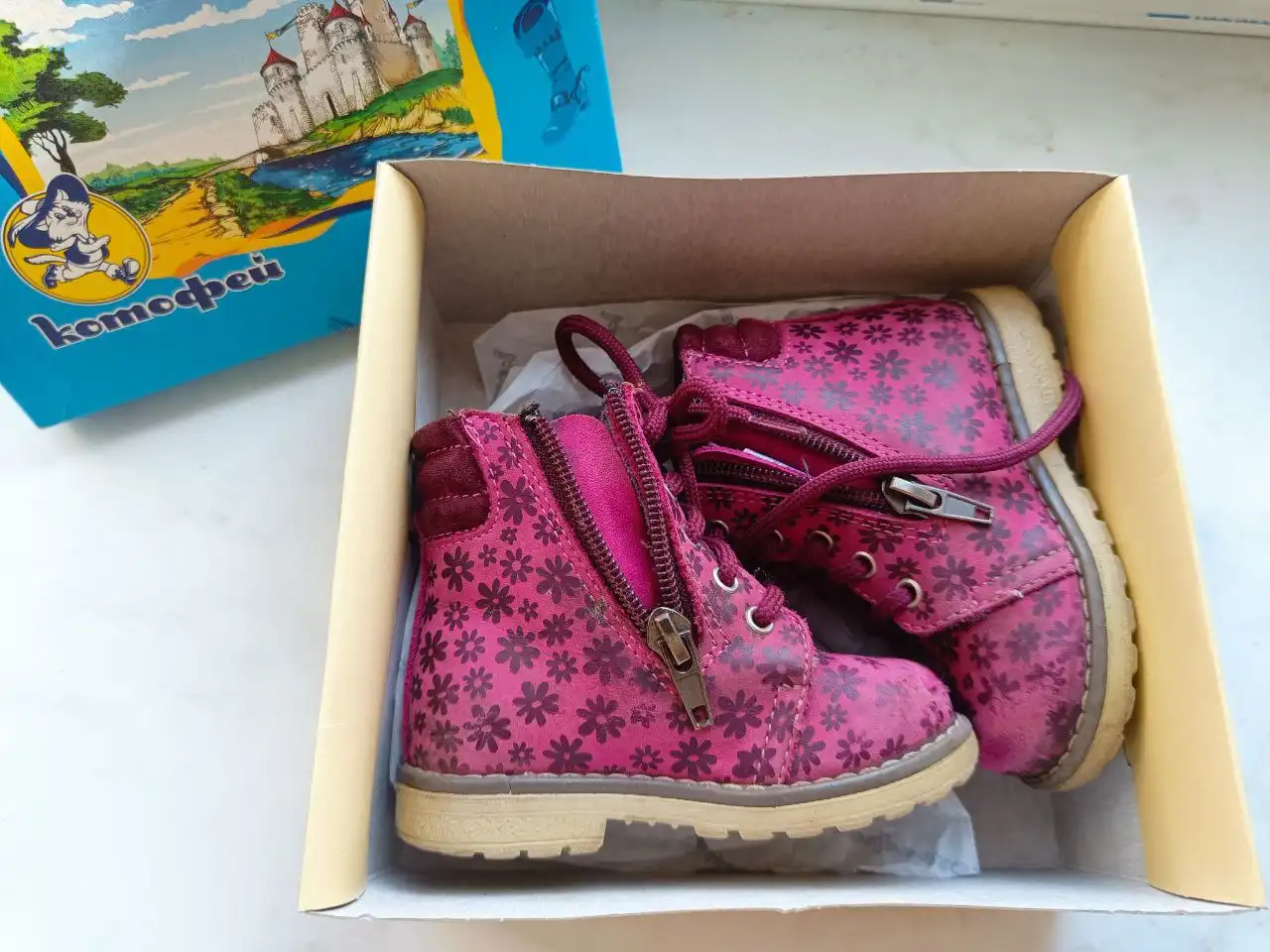 Зимние сапожки Котофей для девочки - Обувь (Товары для детей) в Красногорск