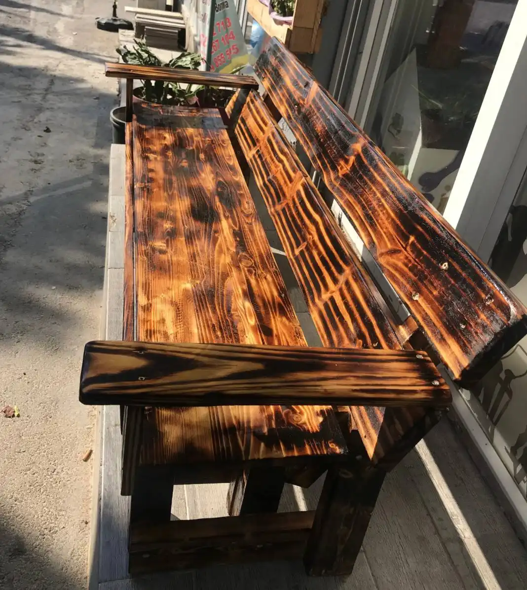 Столы и лавки из оцилиндрованного бревна, садовая мебель - Садовая мебель (Для дома и дачи) в Красногорск