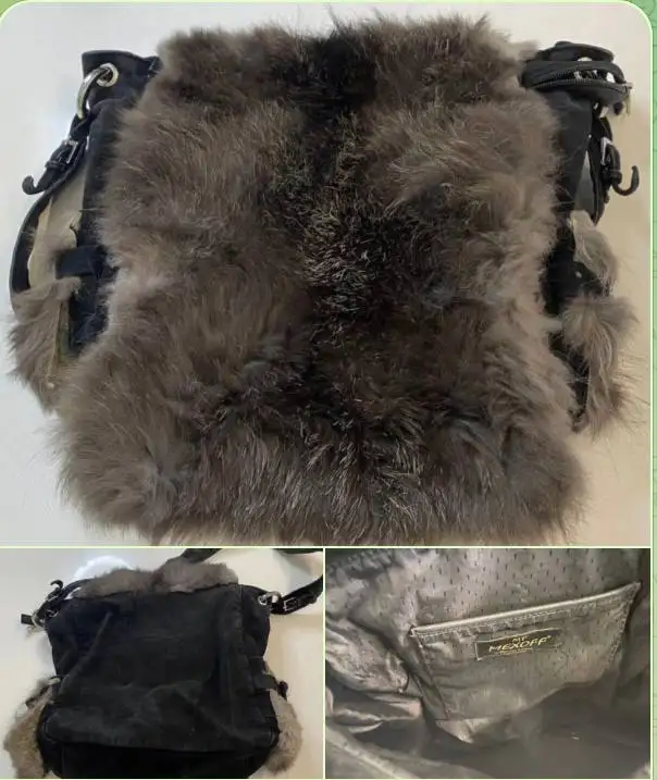 Сумка Mexoff из песца и замши б/у - Сумки (Одежда) в Красногорск