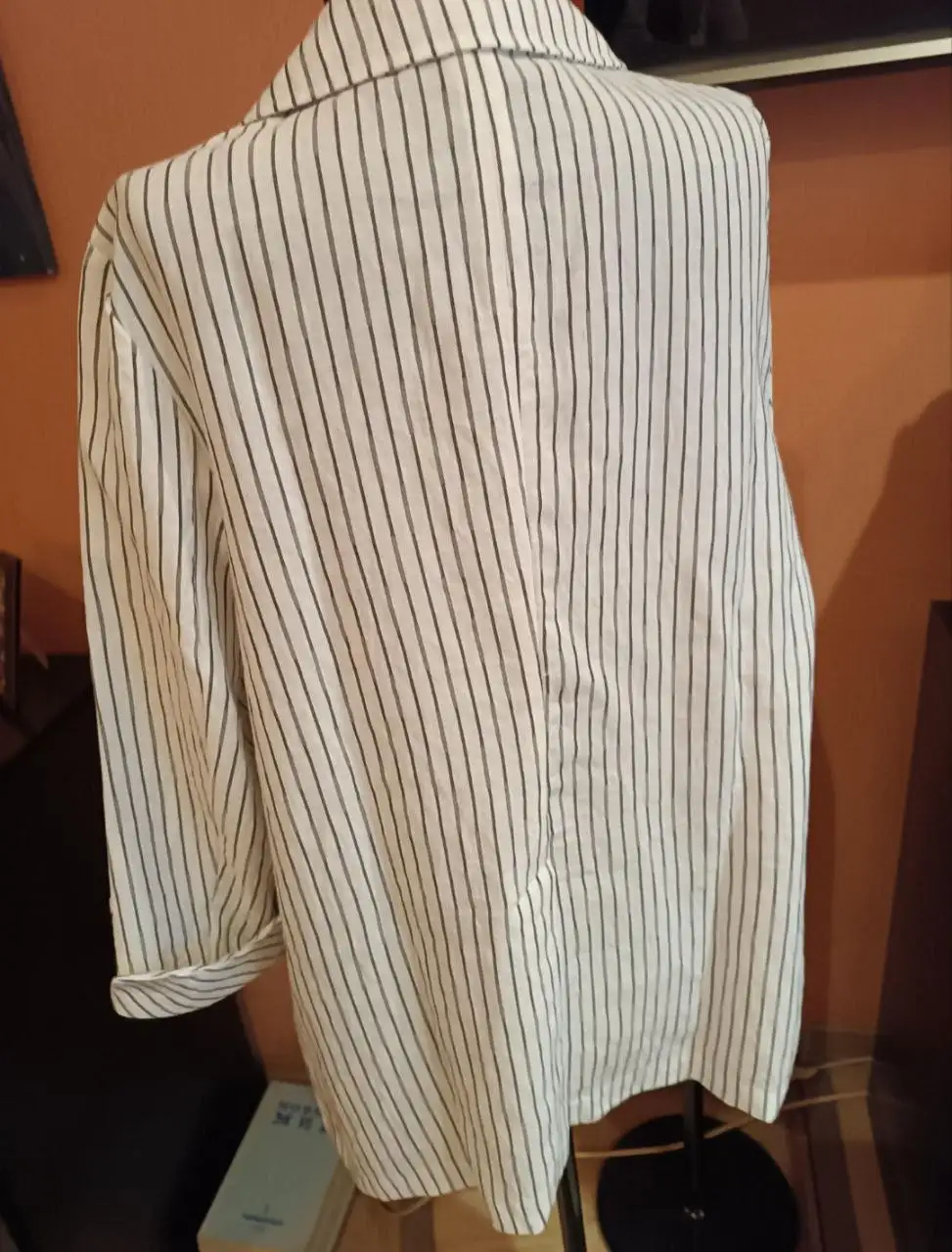 Летний женский жакет Black Pepper белый в полоску - Женская одежда (Одежда) в Красногорск