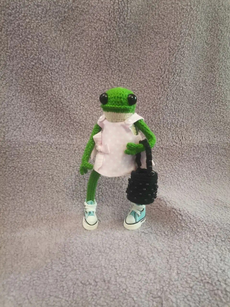 Ручная вязаная игрушка Царевна лягушка - Рукоделие (Хобби и отдых) в Красногорск