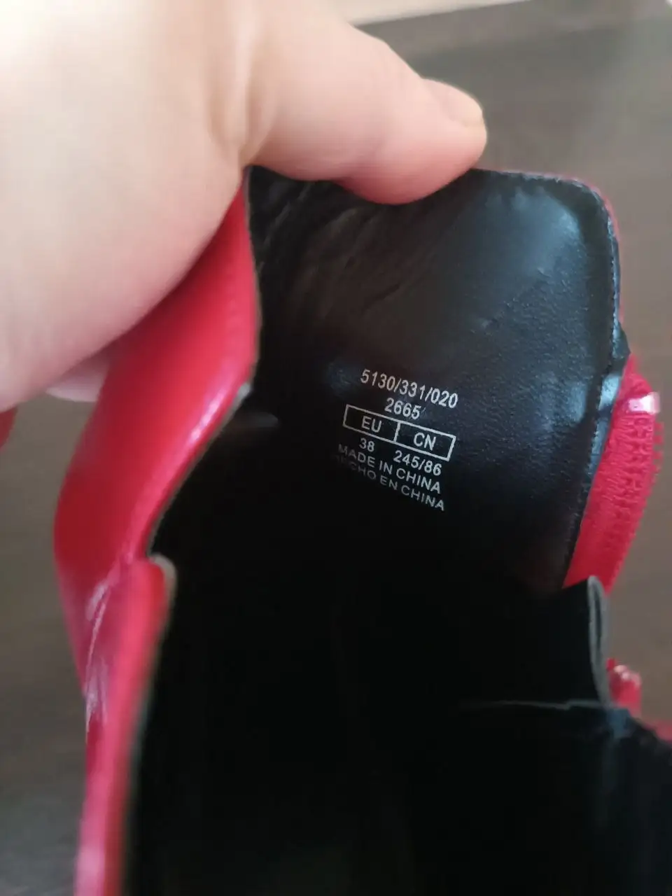 Ботильоны Bershka кожаные красные 37.5-38 - Обувь (Одежда) в Красногорск