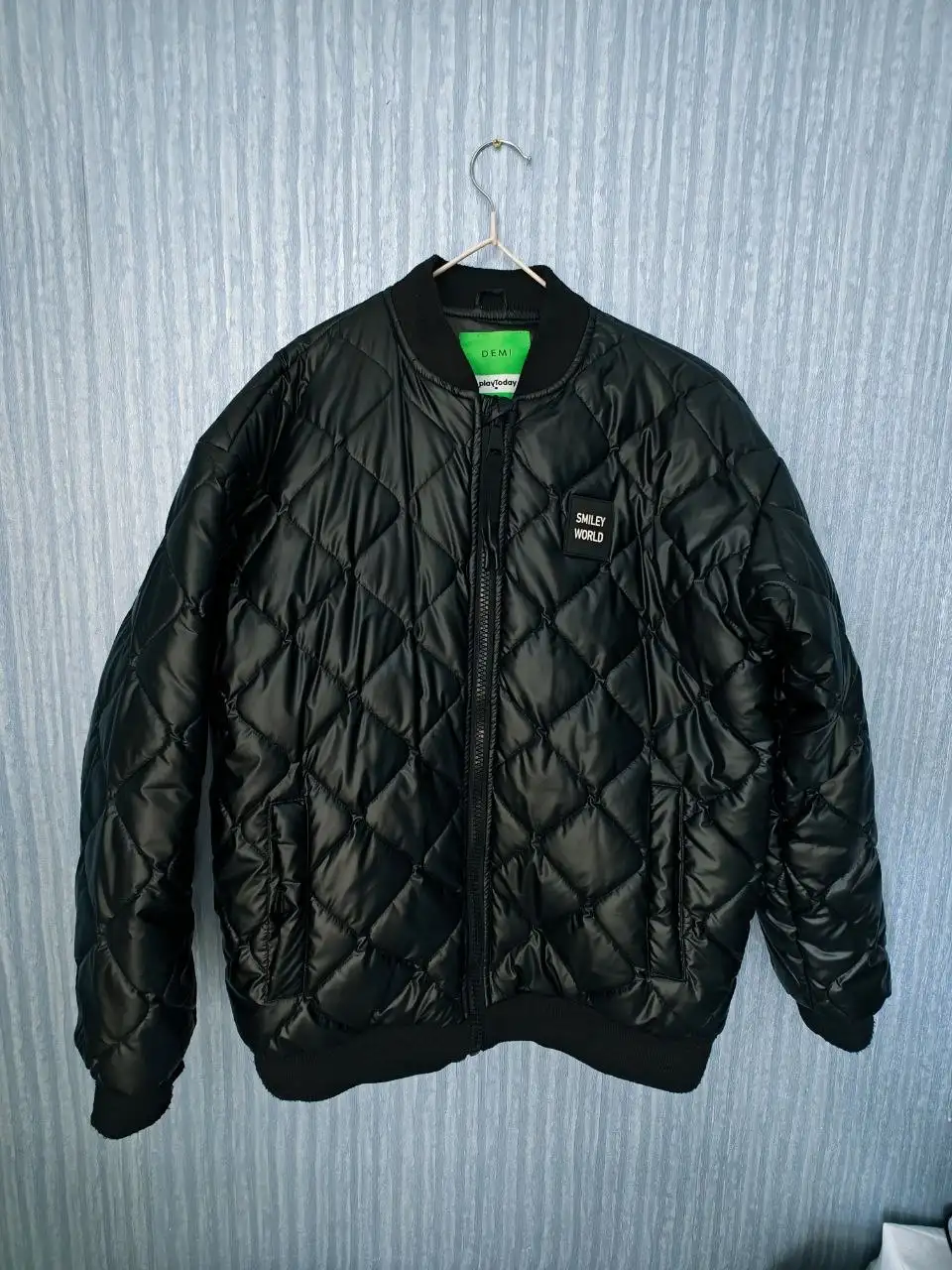 Куртка-бомбер черная размер 164 - Верхняя одежда (Одежда) в Красногорск