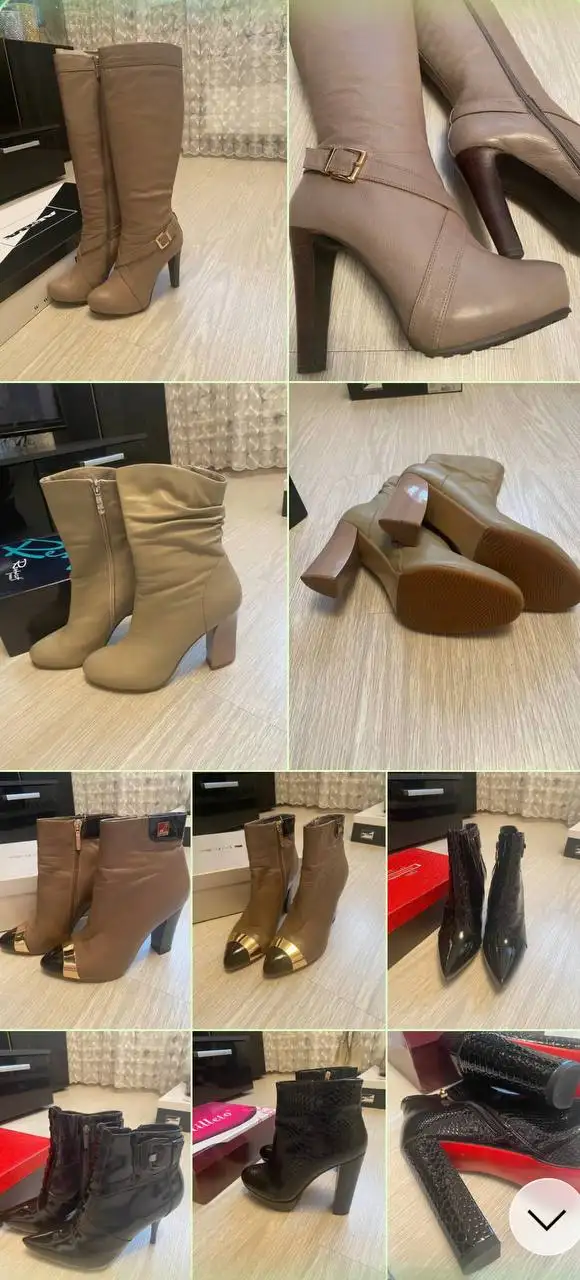 Продажа женской обуви: сапоги и ботильоны из натуральной кожи - Женская обувь (Одежда) в Красногорск