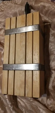 Тяжёлая деревянная подставка для ножей - Растения в Красногорск