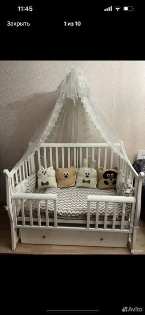 Продажа кровати с сеткой ограждением - Для дома и дачи в Красногорск