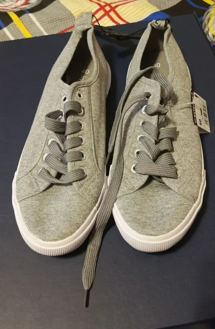 Серые кеды из хлопка размер 41 - Сумки и аксессуары в Красногорск