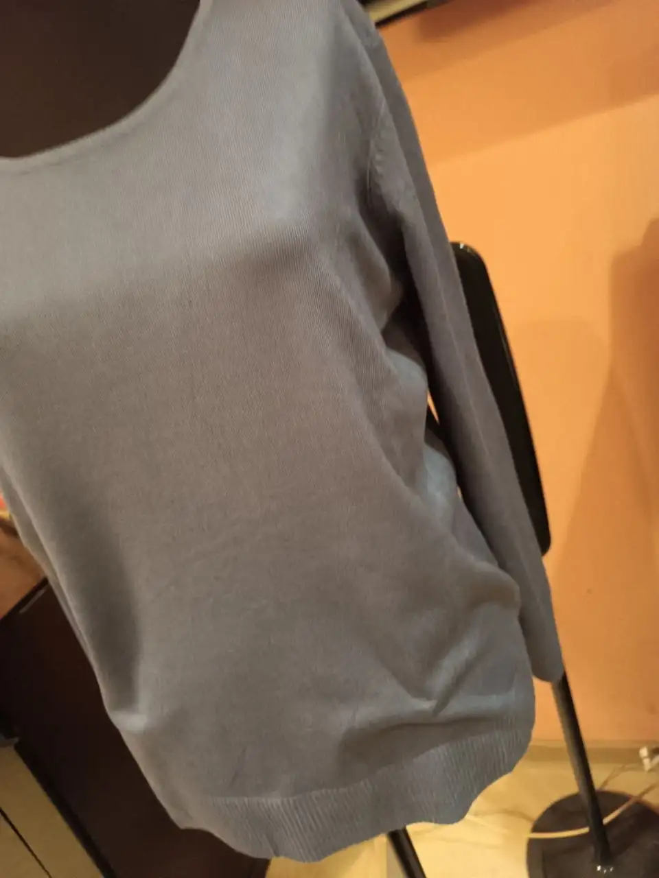 Джемпер базовый кашемировый сине-графитовый - Верхняя одежда (Одежда) в Красногорск