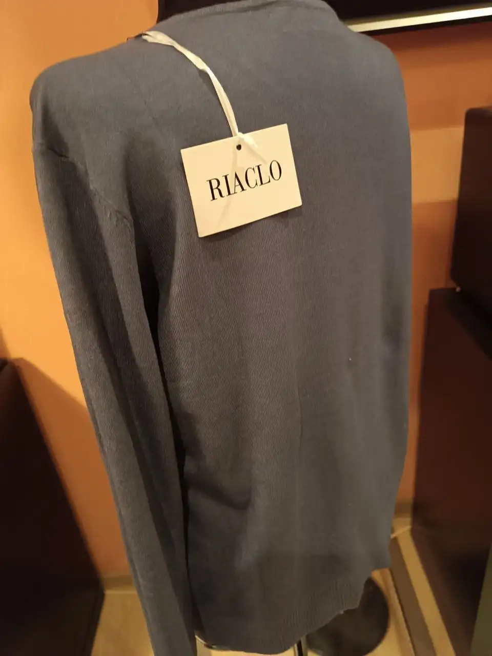 Джемпер базовый кашемировый сине-графитовый - Верхняя одежда (Одежда) в Красногорск