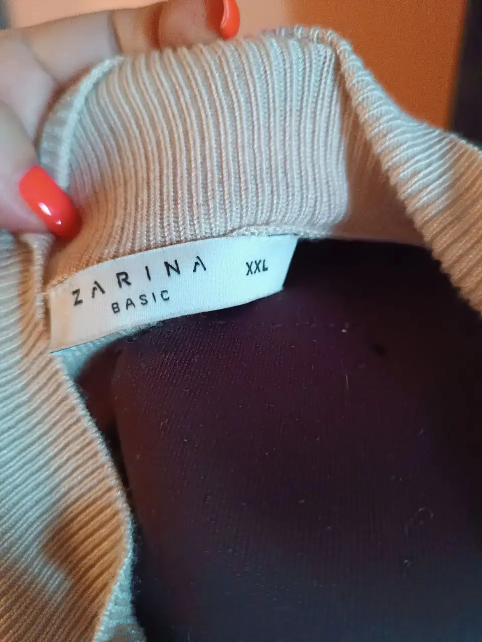 Платье Zarina, бежевое, размер 52-56, высокое качество - Платья (Одежда) в Красногорск