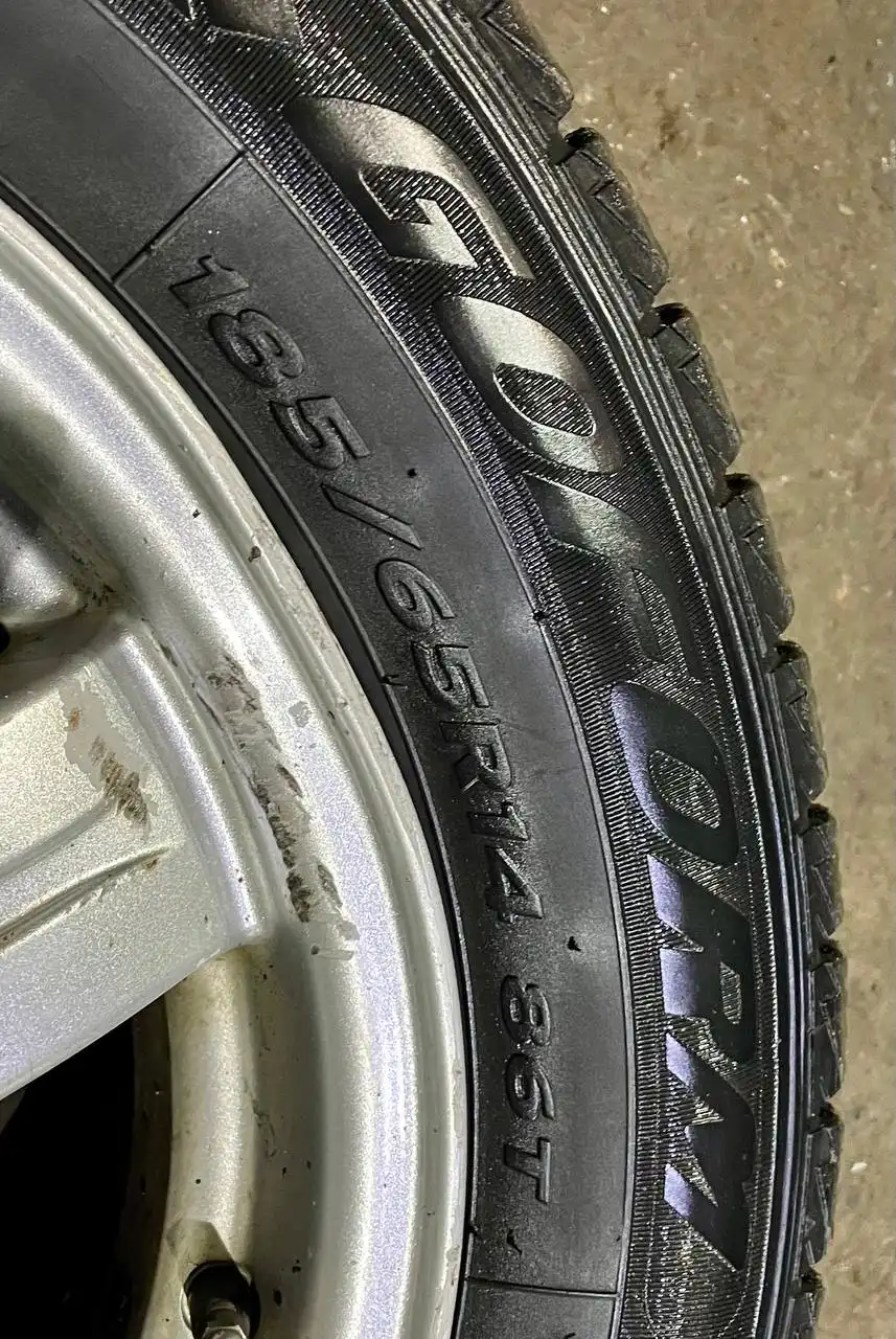 Комплект колес на зимней резине K&K Status R14 - Колеса и шины (Запчасти) в Иркутск