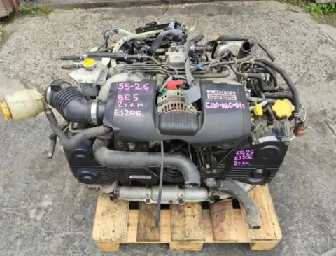 Двигатель EJ206 TWIN TURBO от Subaru Legacy B4 2002 года - Автооптика в Иркутск