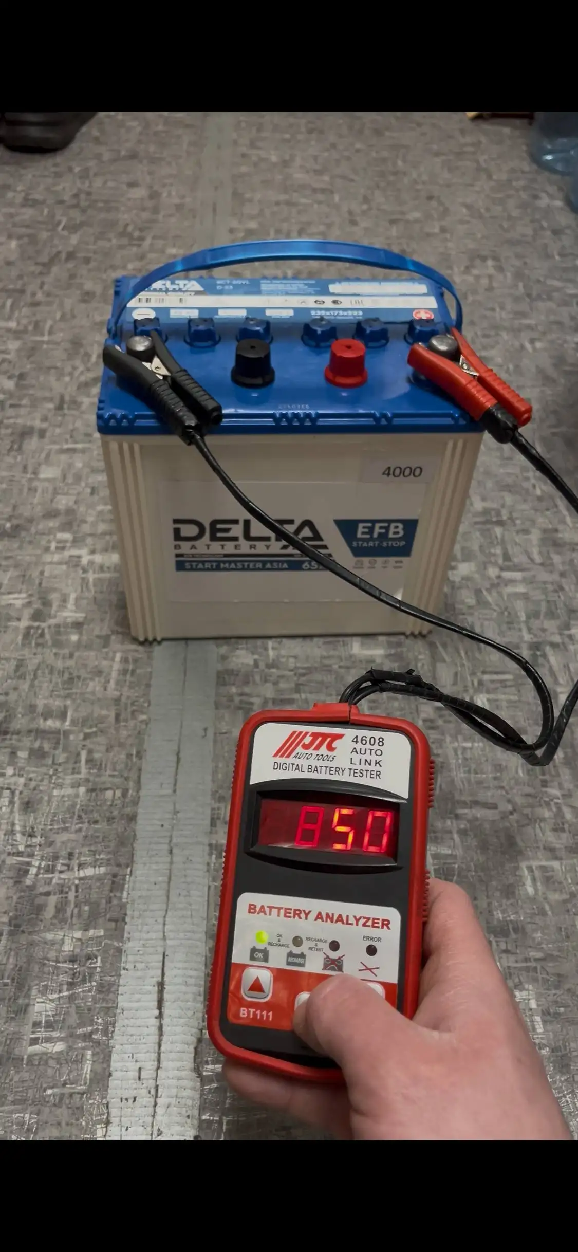 Аккумулятор Delta D23L EFB 65а/ч обратной полярности - Аккумуляторы (Запчасти) в Иркутск