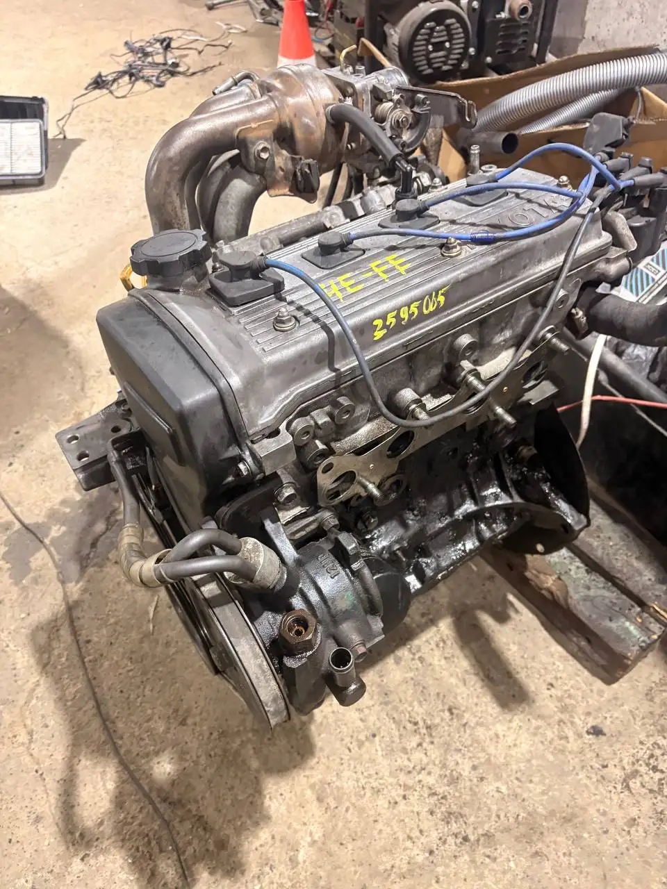 Продам двигатель 4e-fe после капитального ремонта с навесным и стартером - Автозапчасти (Запчасти) в Иркутск