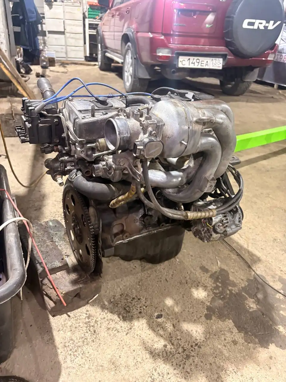 Продам двигатель 4e-fe после капитального ремонта с навесным и стартером - Автозапчасти (Запчасти) в Иркутск