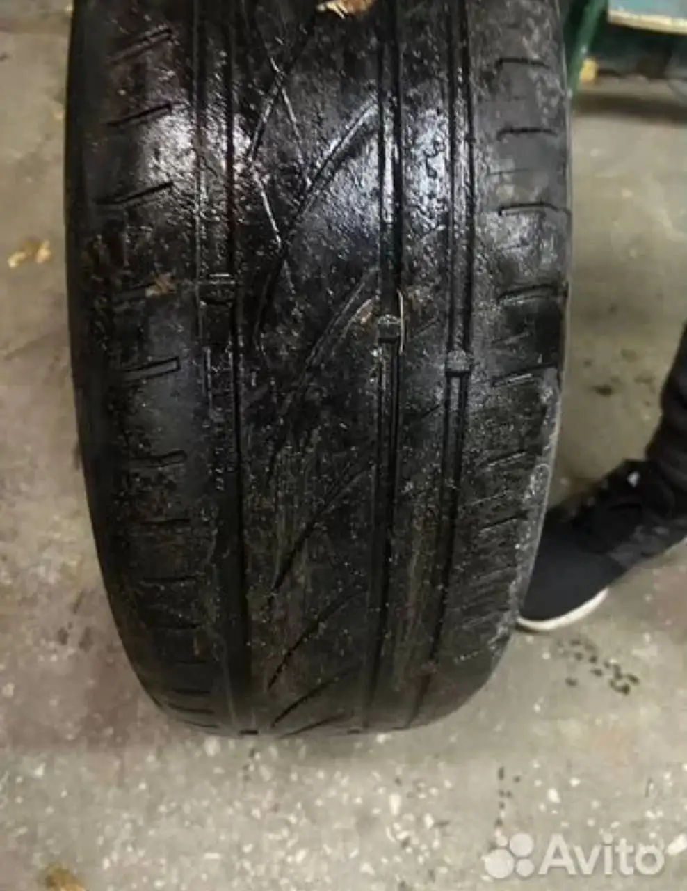 Комплект б/у шин 205/55/16 - Шины (Запчасти) в Иркутск