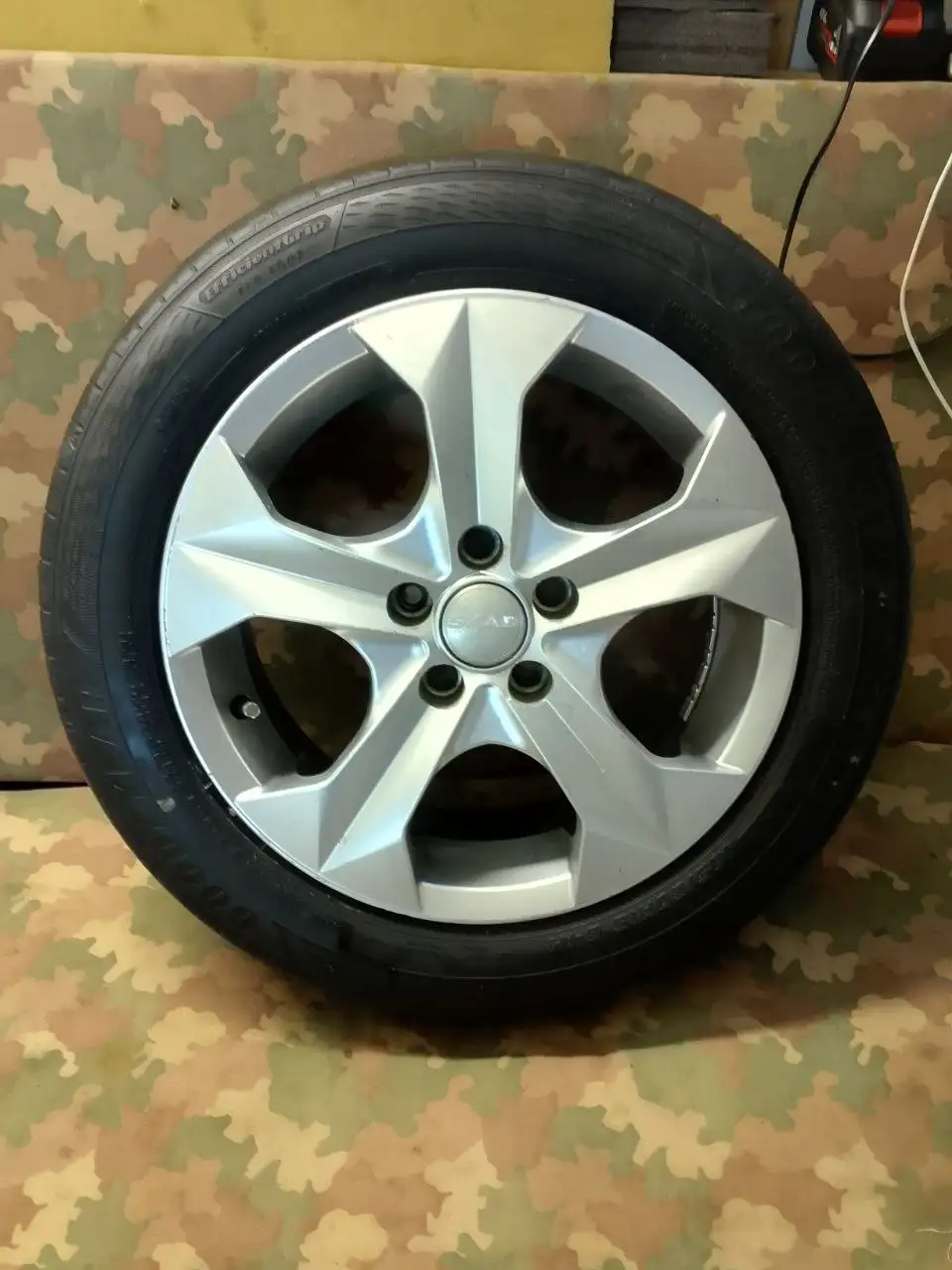 Продажа дисков Skad Графит 5х100 R15 с резиной Goodyear - Диски и колеса (Запчасти) в Иркутск