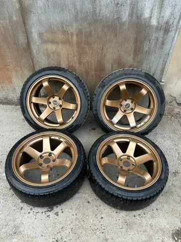 Продажа дисков Rays te 37 R18 5x114.3 с зимней резиной - Амортизаторы в Иркутск