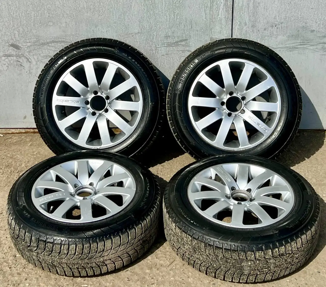 Комплект колес R15 5*100 с резиной 2024 года - Колеса и диски (Запчасти) в Иркутск