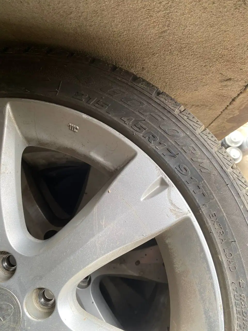 Диски Субару 5x100 R17 с резиной - Диски и шины (Запчасти) в Иркутск