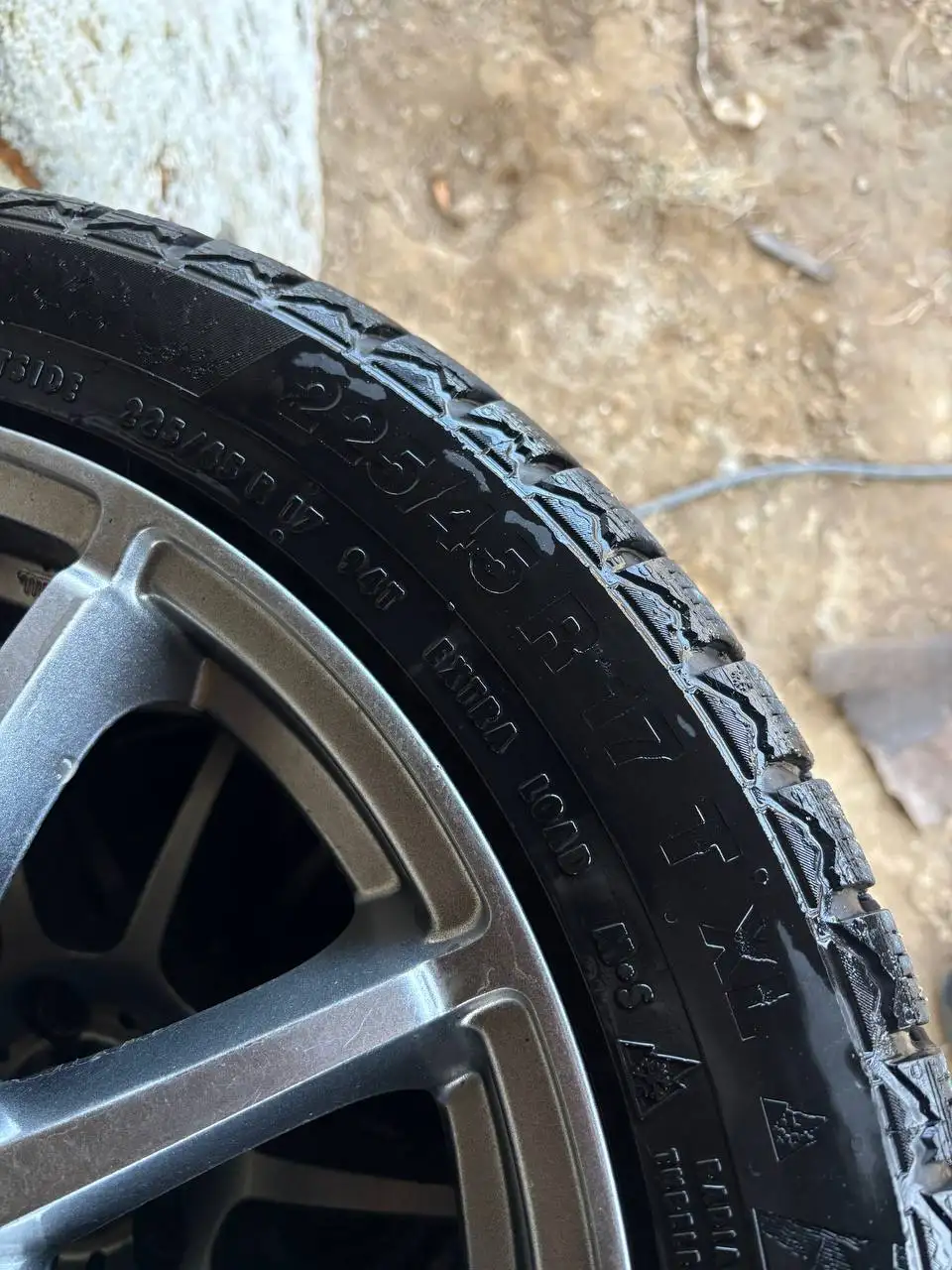 Продам диски A-tech Schneider R17 с зимней и летней резиной - Диски и шины (Запчасти) в Иркутск