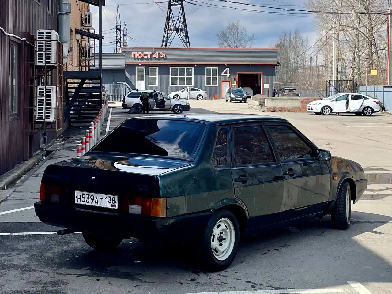 ВАЗ 21099 1996 г.в. темно-зеленый - Авто в Иркутск