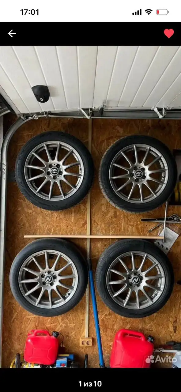 Диски R17 5x100 ET48 7J + резина Triangle - Запчасти в Иркутск
