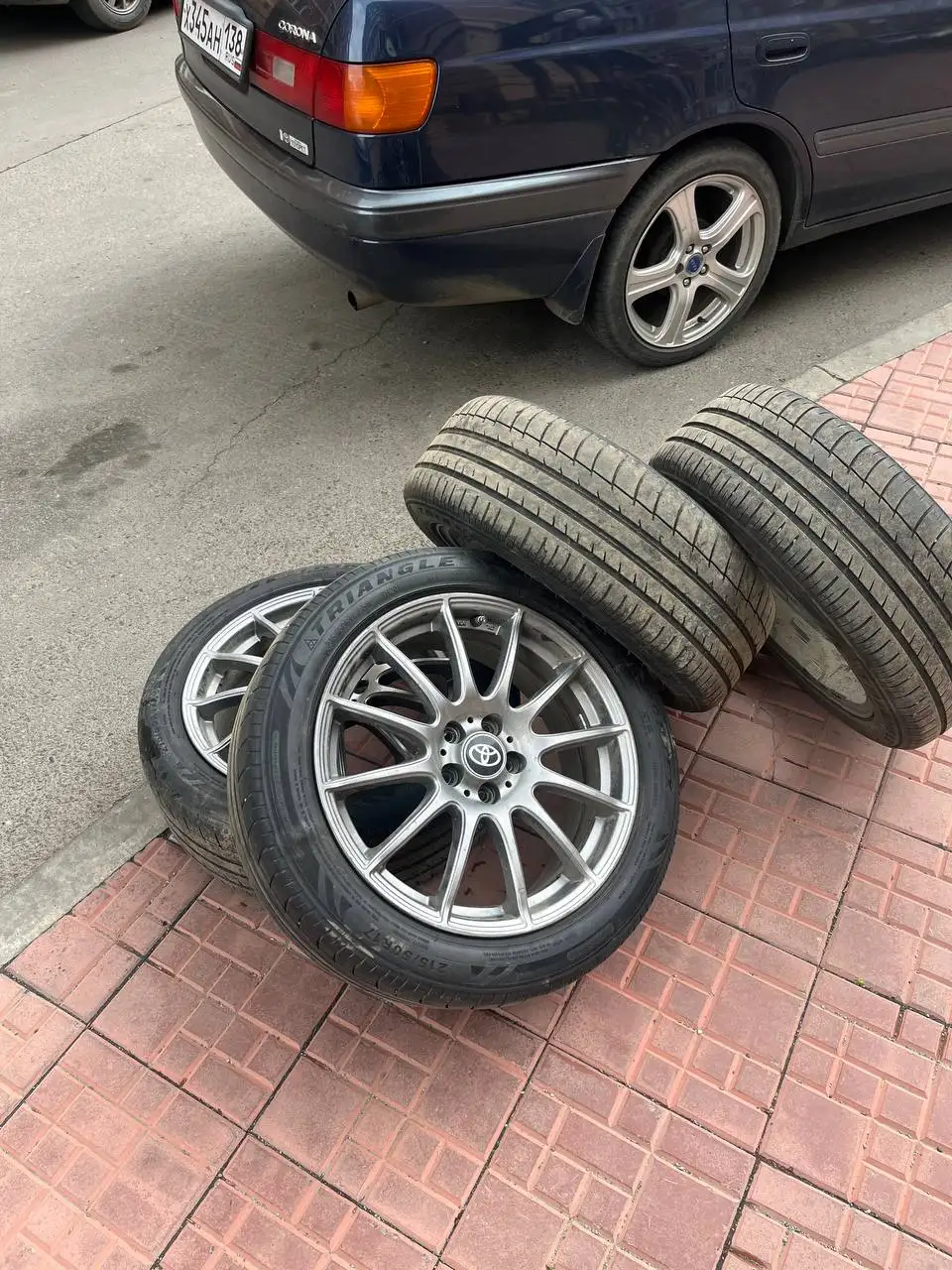 Диски R17 5x100 ET48 7J + резина Triangle - Запчасти в Иркутск