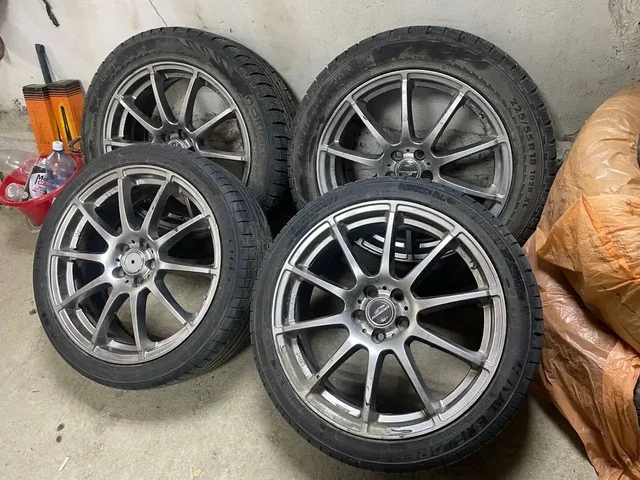 Продажа дисков A-Tech Schneider 5/100 r 18 с резиной - Запчасти в Иркутск