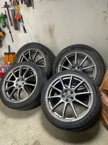 Продам диски A-Tech Schneider 5/100 r 18 с резиной - Запчасти в Иркутск