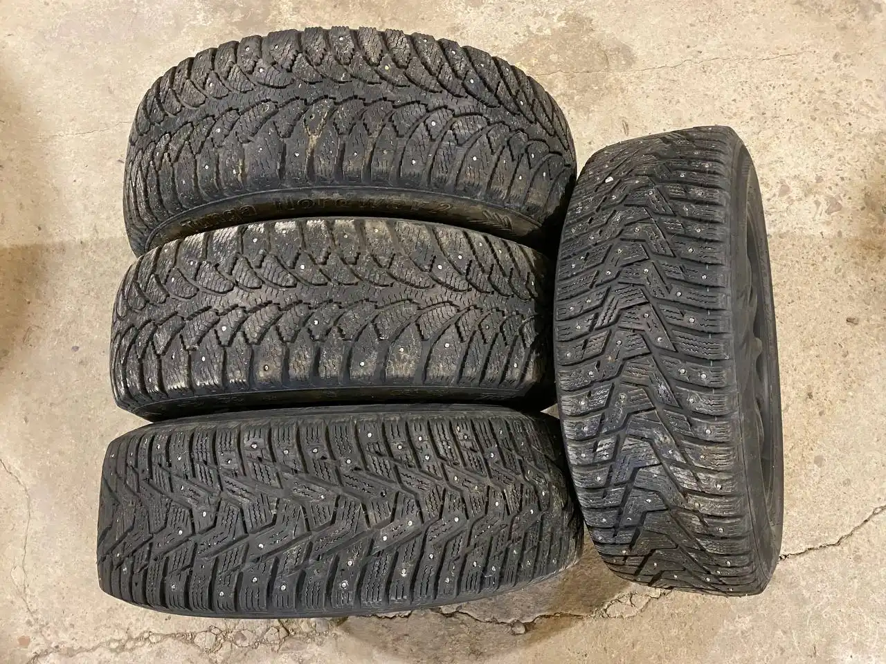 Зимний комплект колес с дисками SSW 15" и шинами Hankook/Tunga