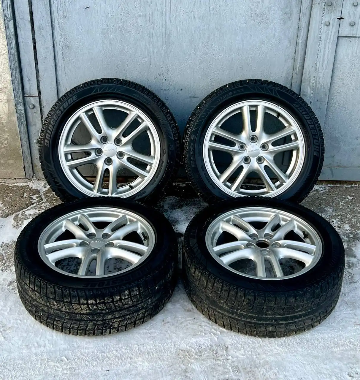 Комплект японских колес R16 5*100 с зимней резиной - Колеса и диски (Запчасти) в Иркутск