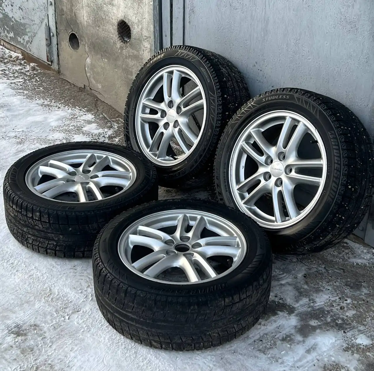 Комплект японских колес R16 5*100 с зимней резиной - Колеса и диски (Запчасти) в Иркутск