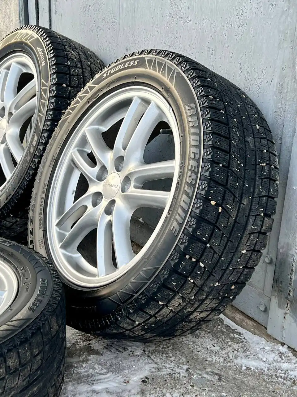 Комплект японских колес R16 5*100 с зимней резиной - Колеса и диски (Запчасти) в Иркутск