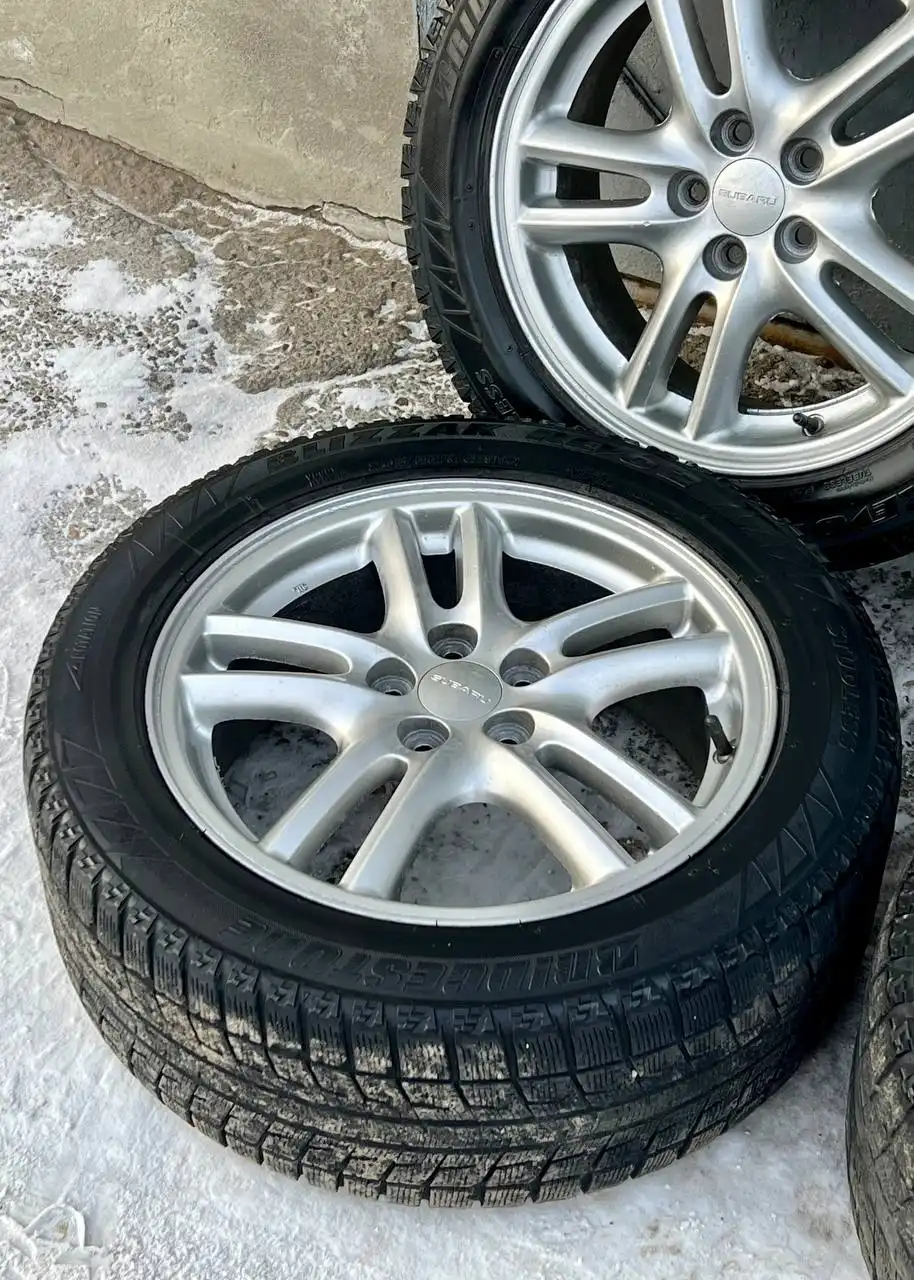 Комплект японских колес R16 5*100 с зимней резиной - Колеса и диски (Запчасти) в Иркутск
