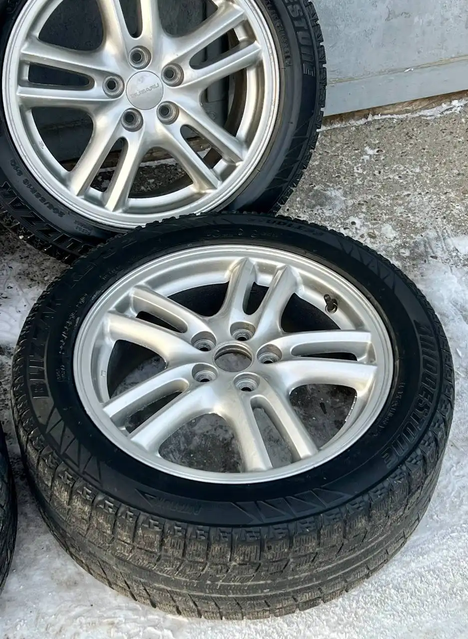 Комплект японских колес R16 5*100 с зимней резиной - Колеса и диски (Запчасти) в Иркутск