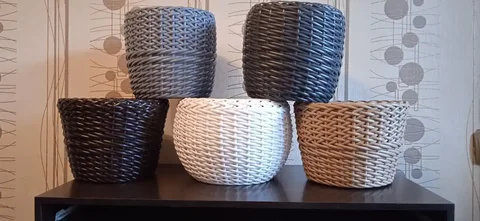 Мастер-класс по плетению кашпо из искусственного ротанга - Мастер-классы в Шелехов