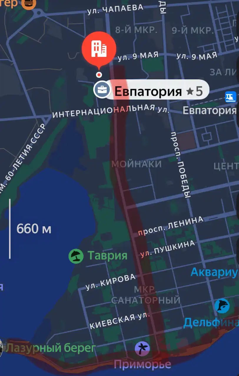 Просторная 2-комнатная квартира в ЖК «Евпатория»