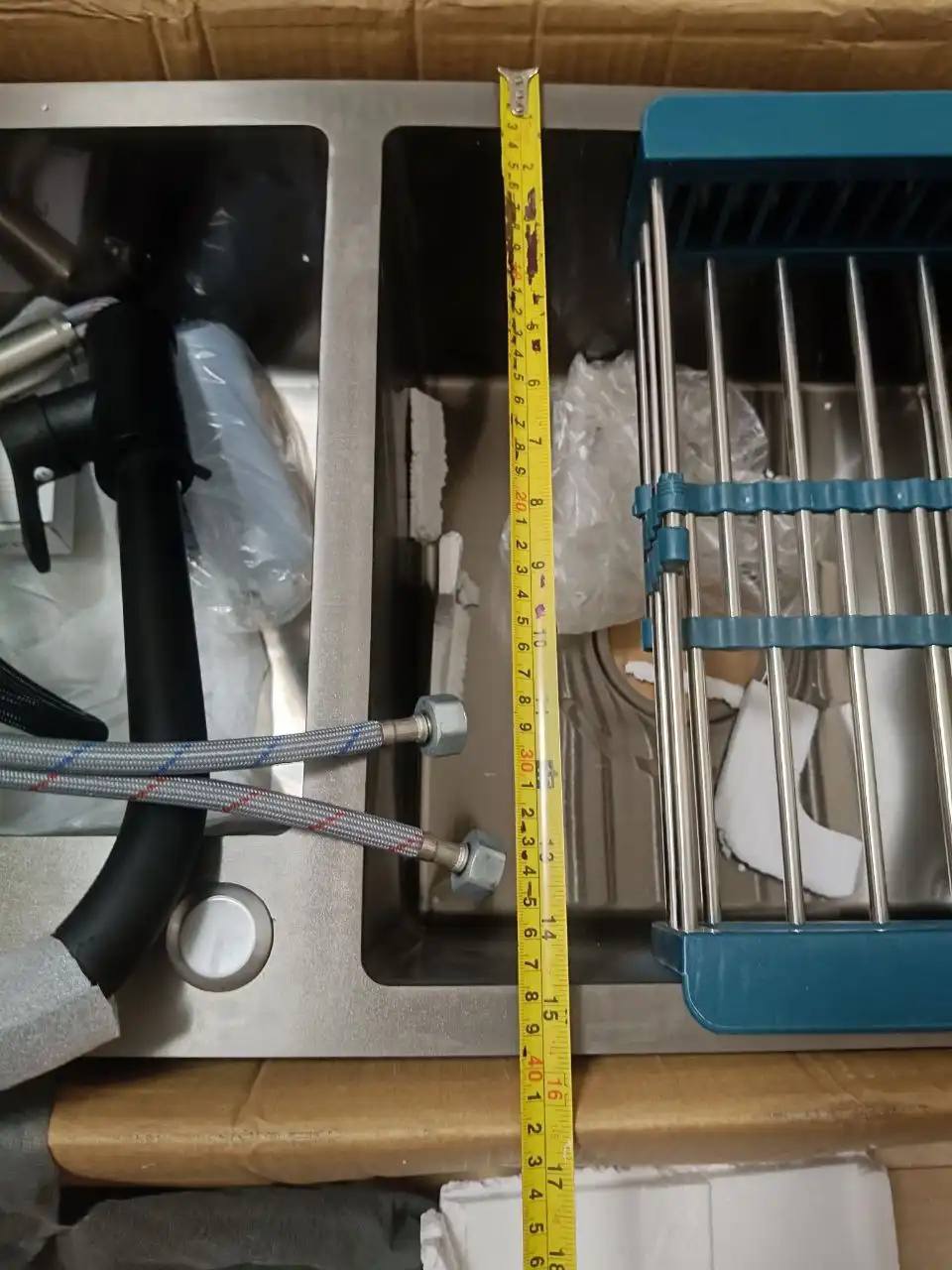 Раковина нержавеющая 72x40x20